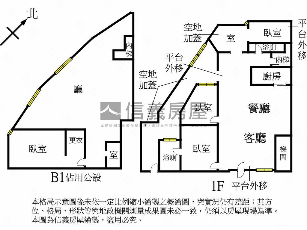 成福美屋大空間房屋室內格局與周邊環境