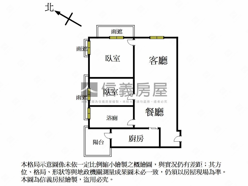 沐夏★黃金發發發２房車位房屋室內格局與周邊環境