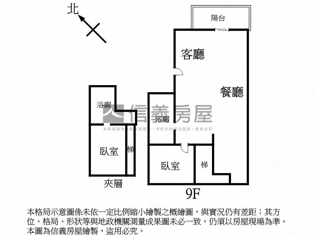 隱竹林．遠眺１０１樓中樓房屋室內格局與周邊環境
