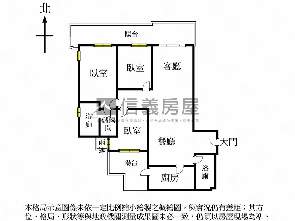 蒙德里安３房海景戶房屋室內格局與周邊環境