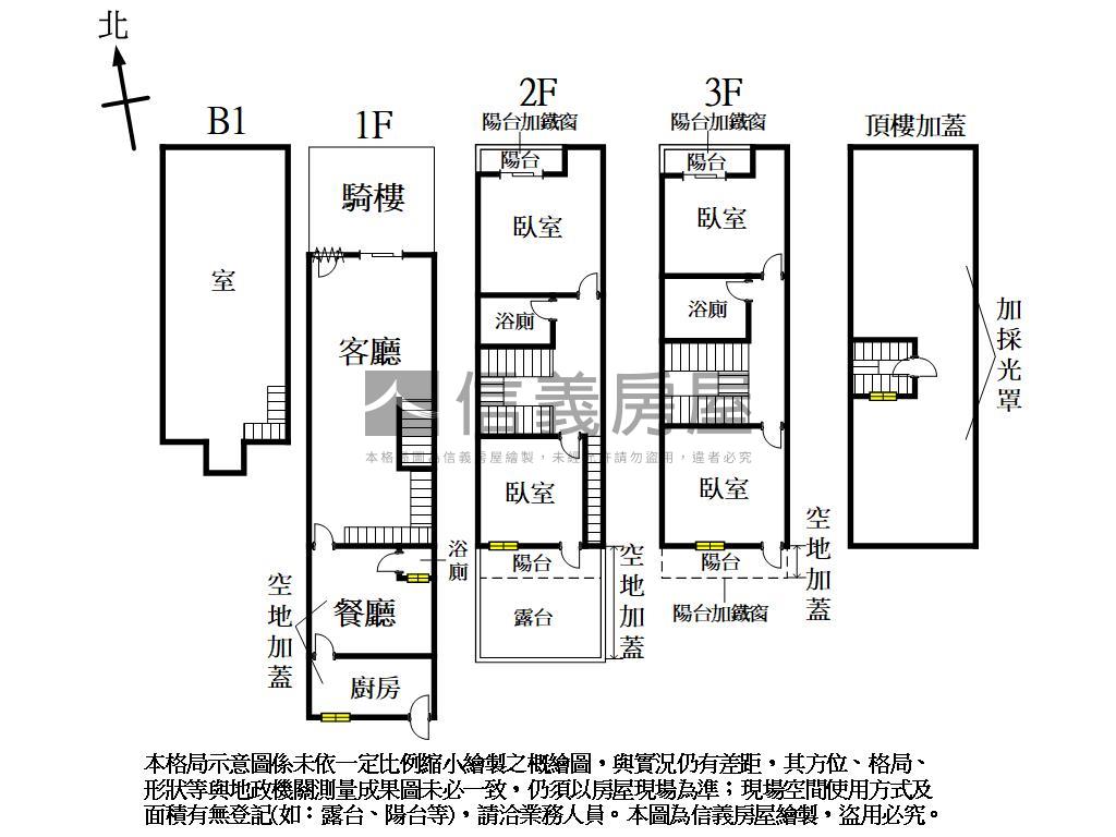近平和國小騎樓透天房屋室內格局與周邊環境
