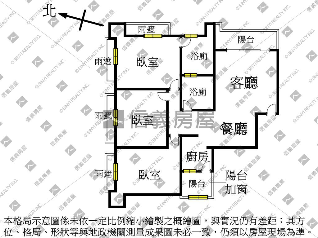 捷運高樓忠孝麟居３房車位房屋室內格局與周邊環境