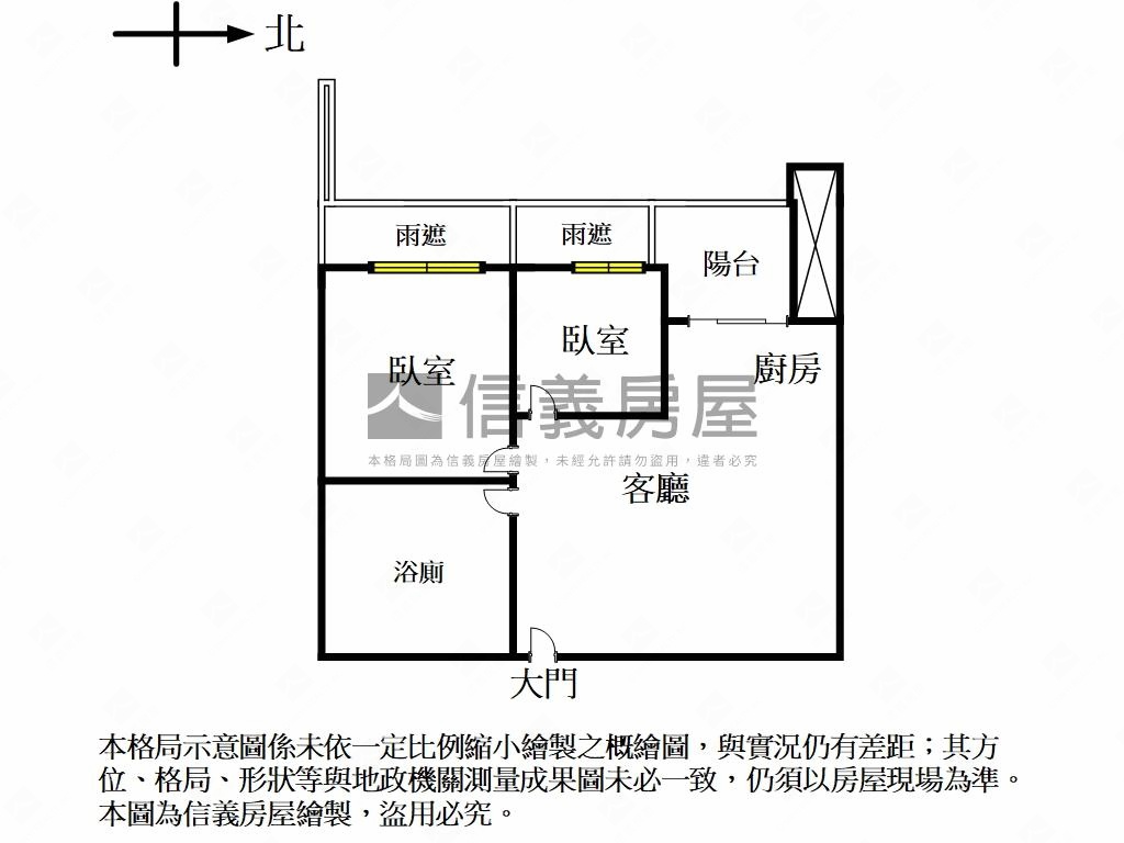 翔譽天心高樓層兩房車位房屋室內格局與周邊環境