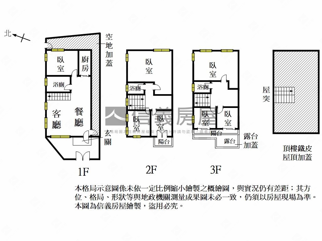 仁德大地坪邊間美透天房屋室內格局與周邊環境