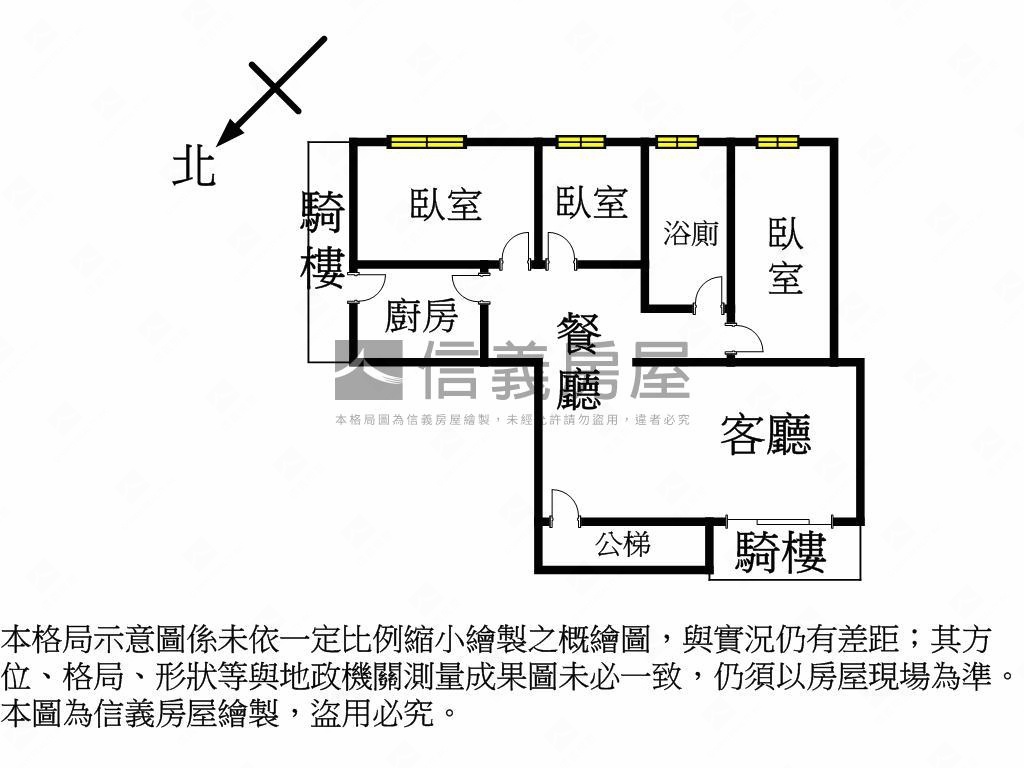 區公所站方正美寓房屋室內格局與周邊環境