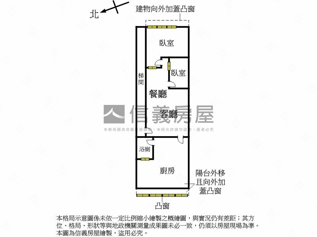 兩房公寓三樓近士林捷運房屋室內格局與周邊環境