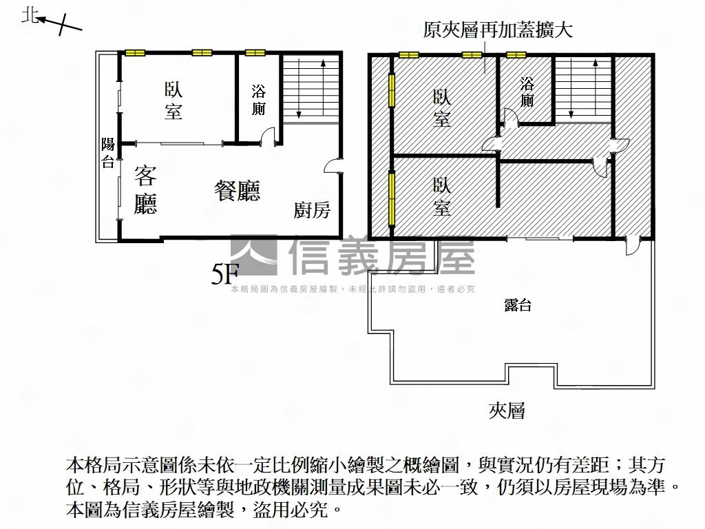 復興學區約７年平車露臺戶房屋室內格局與周邊環境