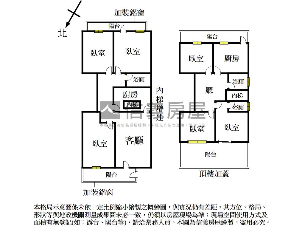 信義區永春站靜巷內梯頂佳房屋室內格局與周邊環境