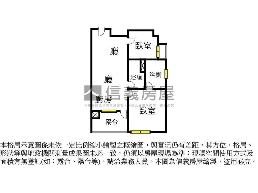 急售紀汎希兩房兩衛平車房屋室內格局與周邊環境