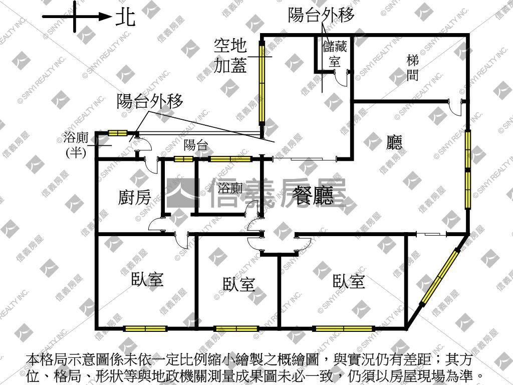 東門捷運獨棟三角窗黑土房屋室內格局與周邊環境