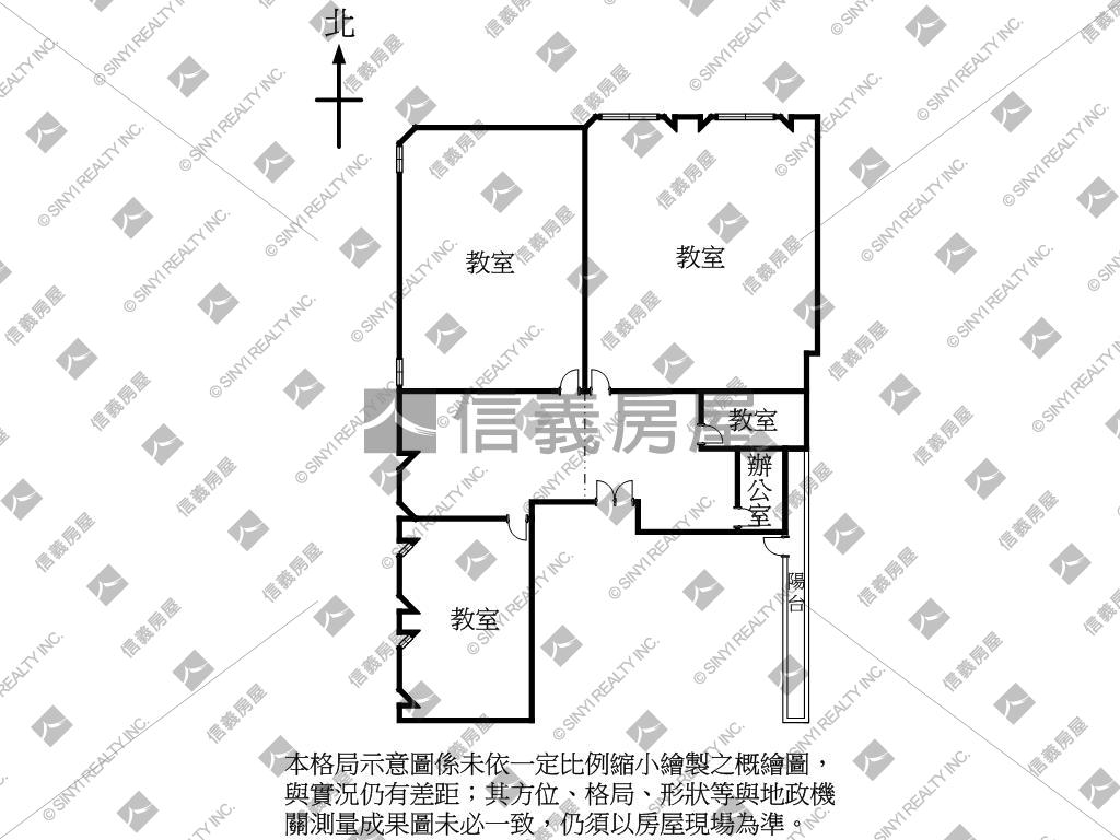 雄中對面整層優質商辦房屋室內格局與周邊環境