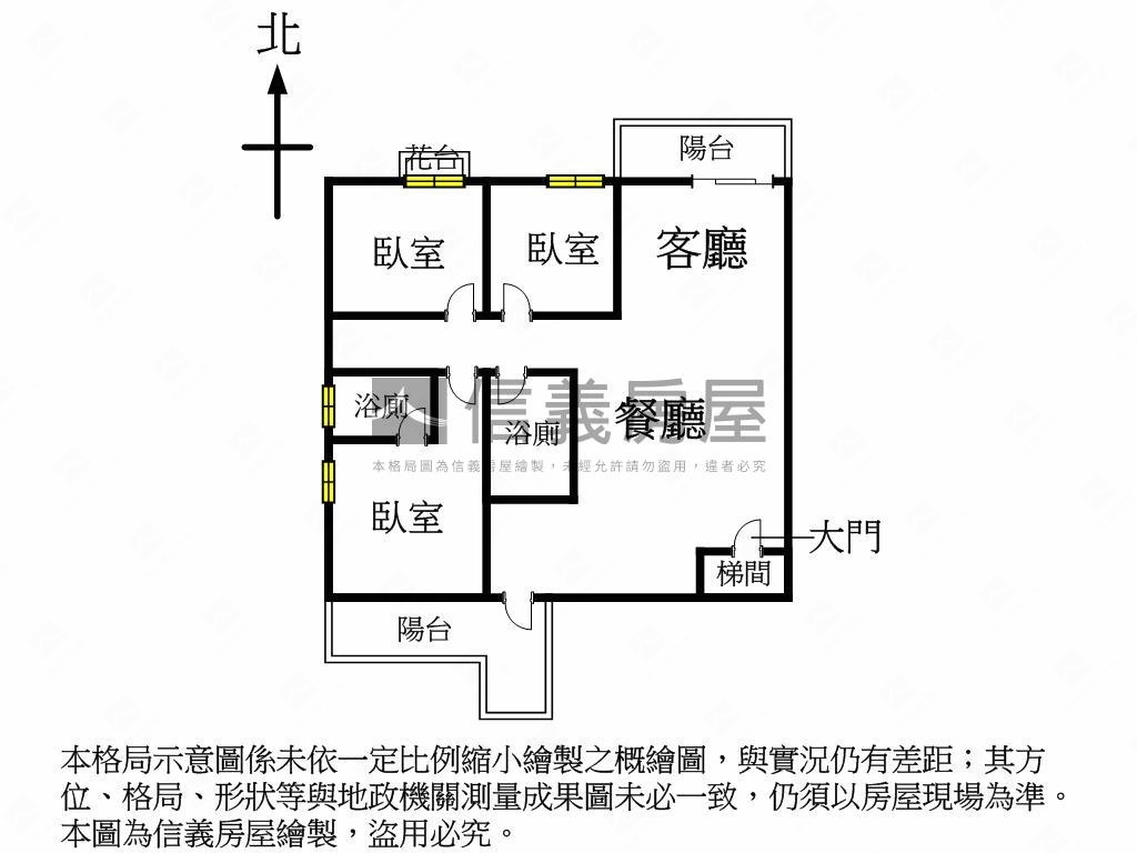 近北屯好市多視野三房房屋室內格局與周邊環境