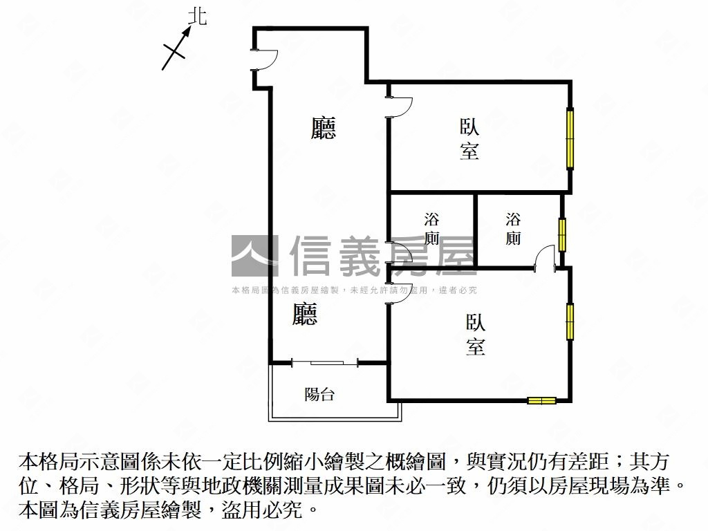 永康全新兩房平車３Ｂ房屋室內格局與周邊環境