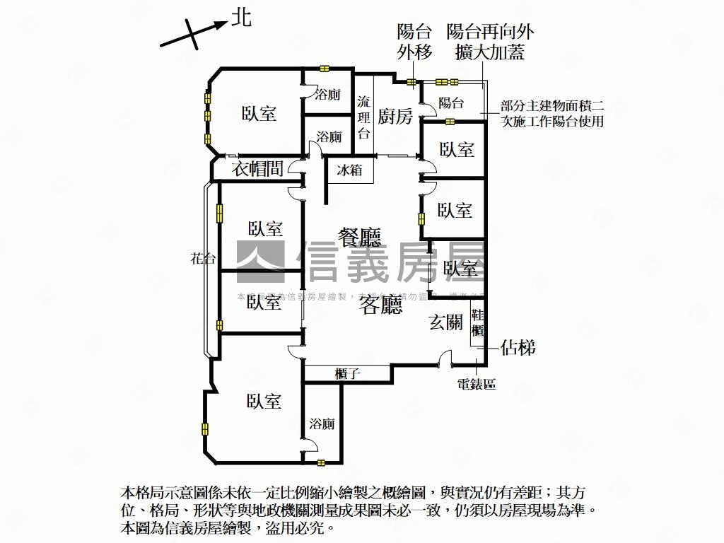 捷運西門開封街２樓住辦店房屋室內格局與周邊環境