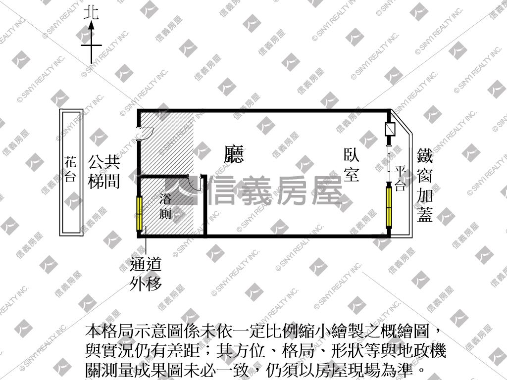 近成大收租美居Ａ房屋室內格局與周邊環境