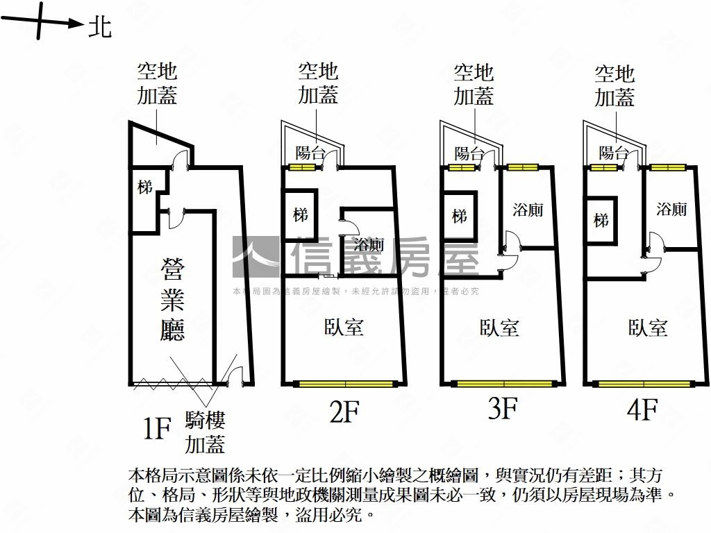 板橋後站商圈透天店面房屋室內格局與周邊環境