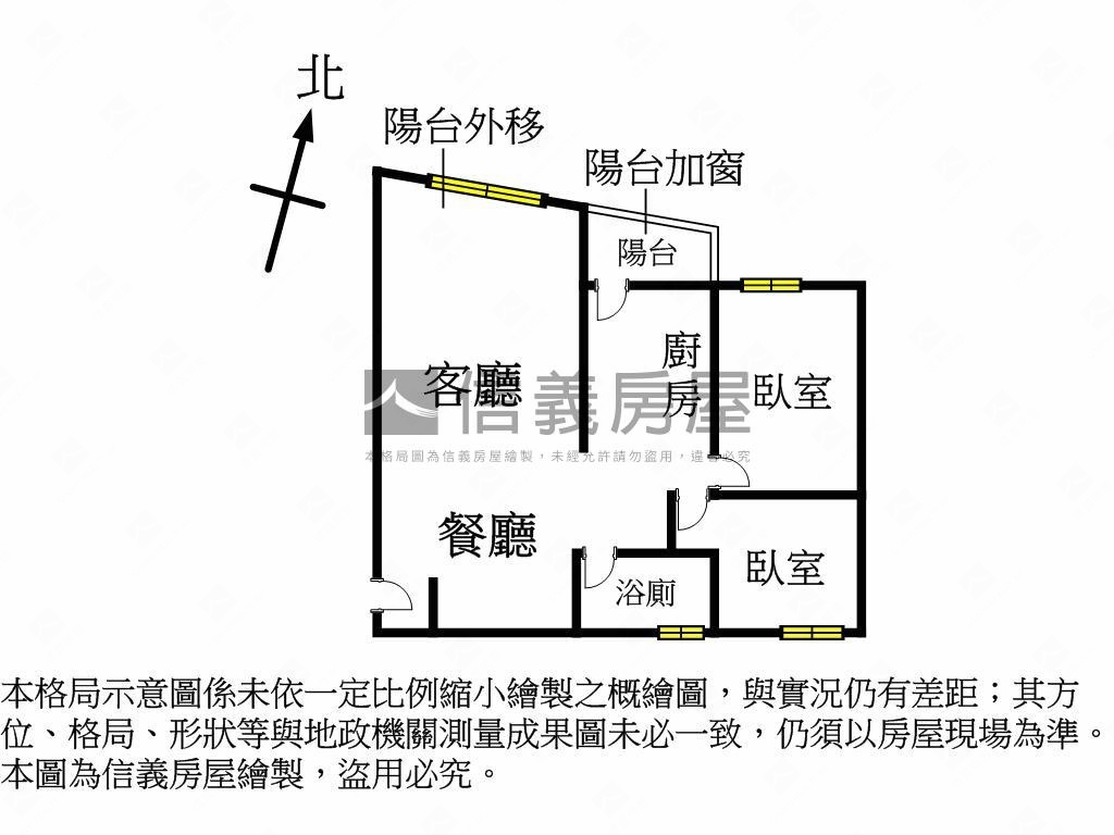 東煒建設兩房房屋室內格局與周邊環境