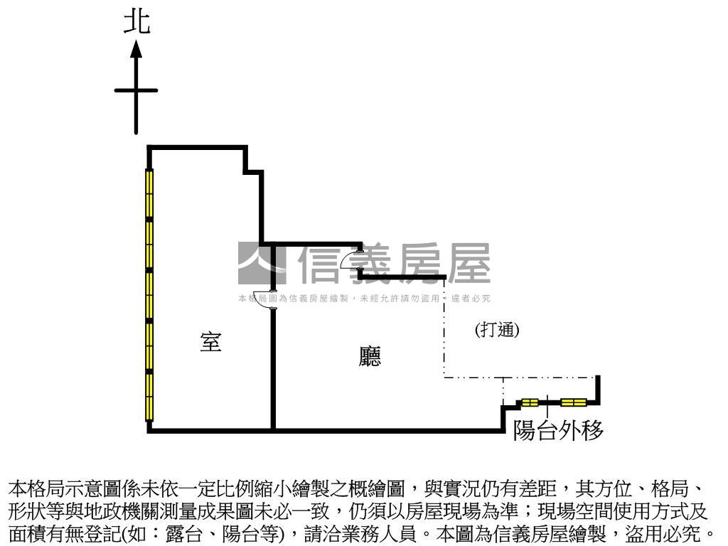 重慶北辦公★大面採光房屋室內格局與周邊環境