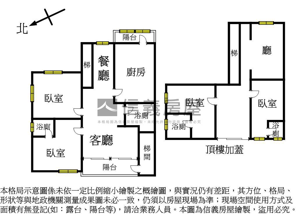 淡水大仁有景美寓房屋室內格局與周邊環境