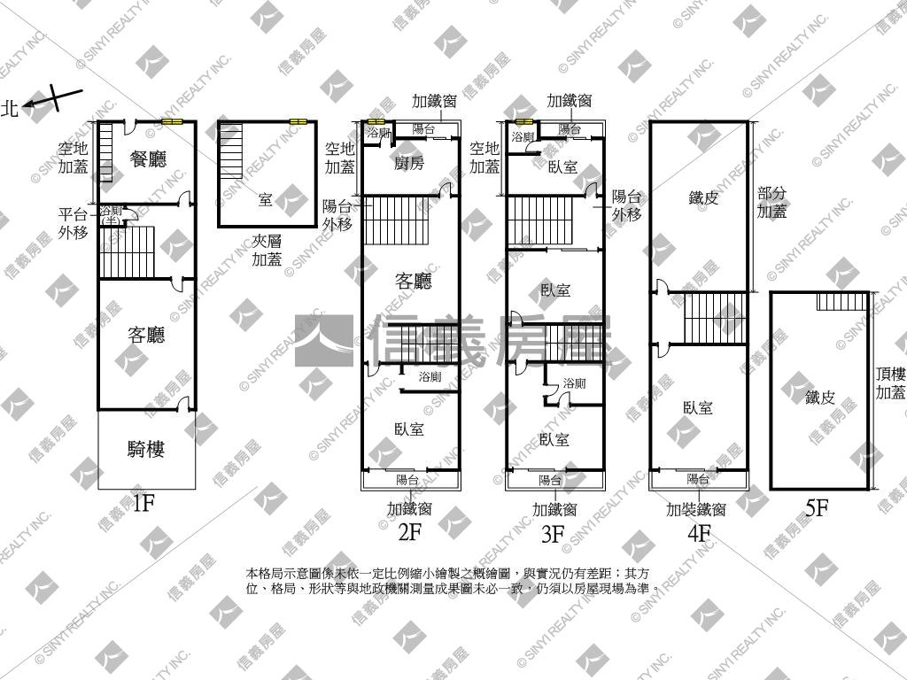 北區臨１０米活路四樓透天房屋室內格局與周邊環境