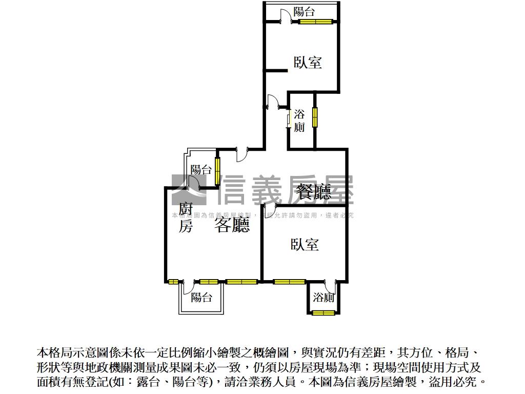 仁愛臻寶４樓房屋室內格局與周邊環境