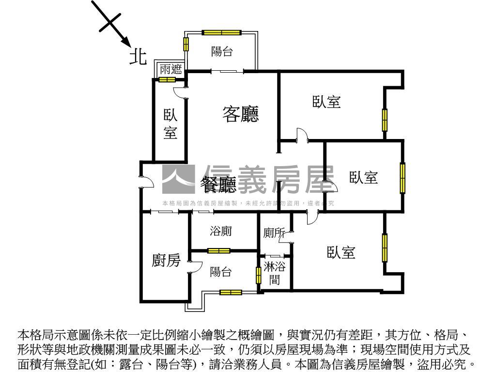Ａ９峰閣四房平面車位房屋室內格局與周邊環境