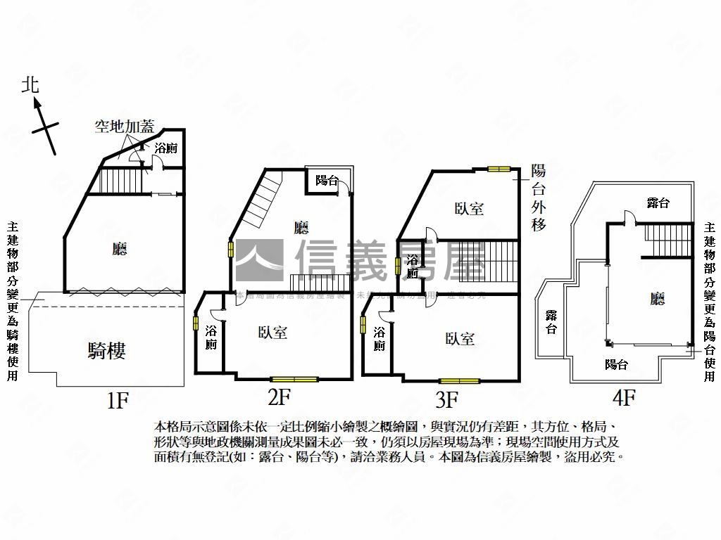 ［誠售］豐原臨路角間透店房屋室內格局與周邊環境