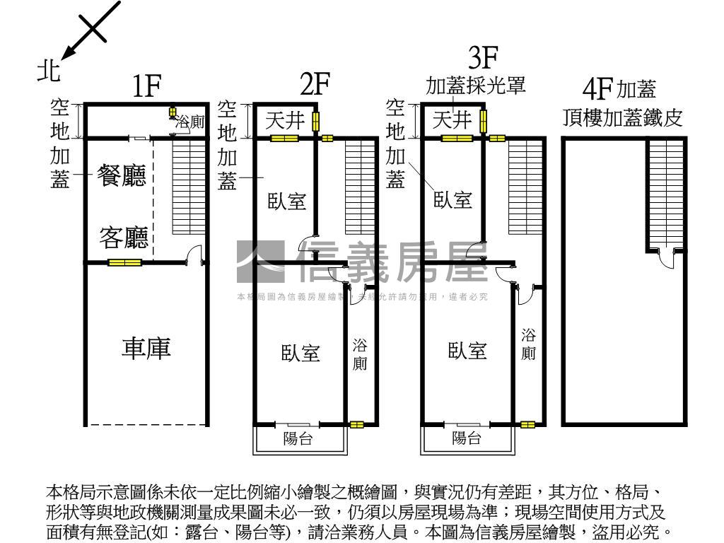 南區活路精裝四房車庫透天房屋室內格局與周邊環境