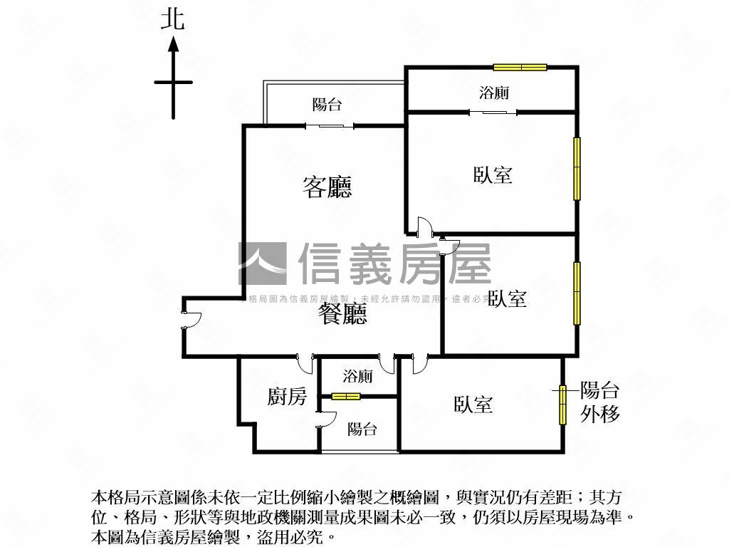近勤美商圈夏都三房平車房屋室內格局與周邊環境