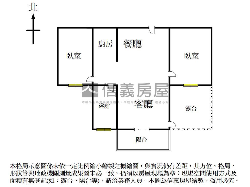 陞霖太美兩房平車露台戶房屋室內格局與周邊環境