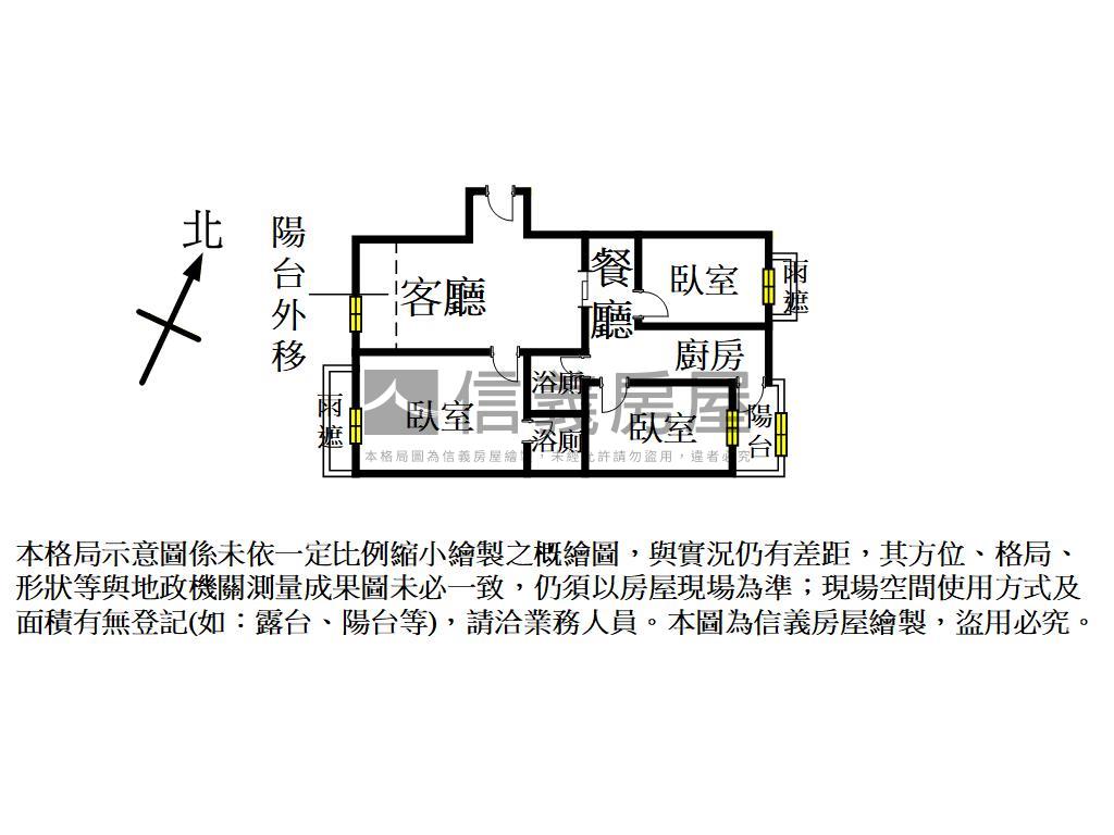 大清旭日｜三房車位房屋室內格局與周邊環境