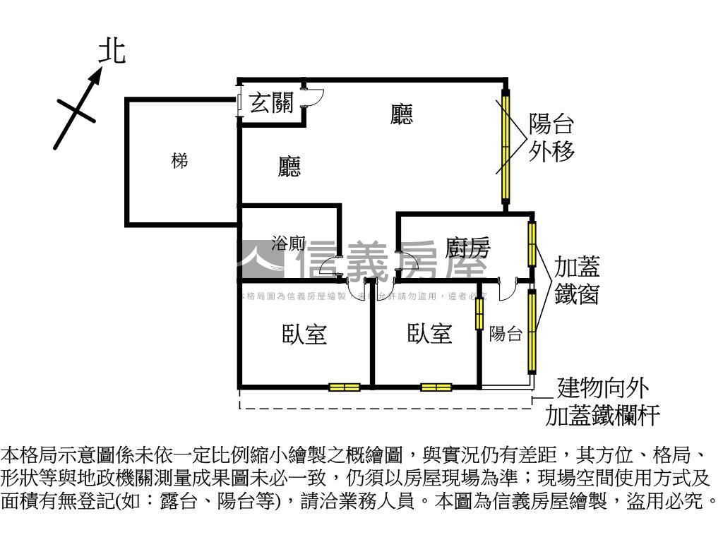 綠大郡美美二房房屋室內格局與周邊環境