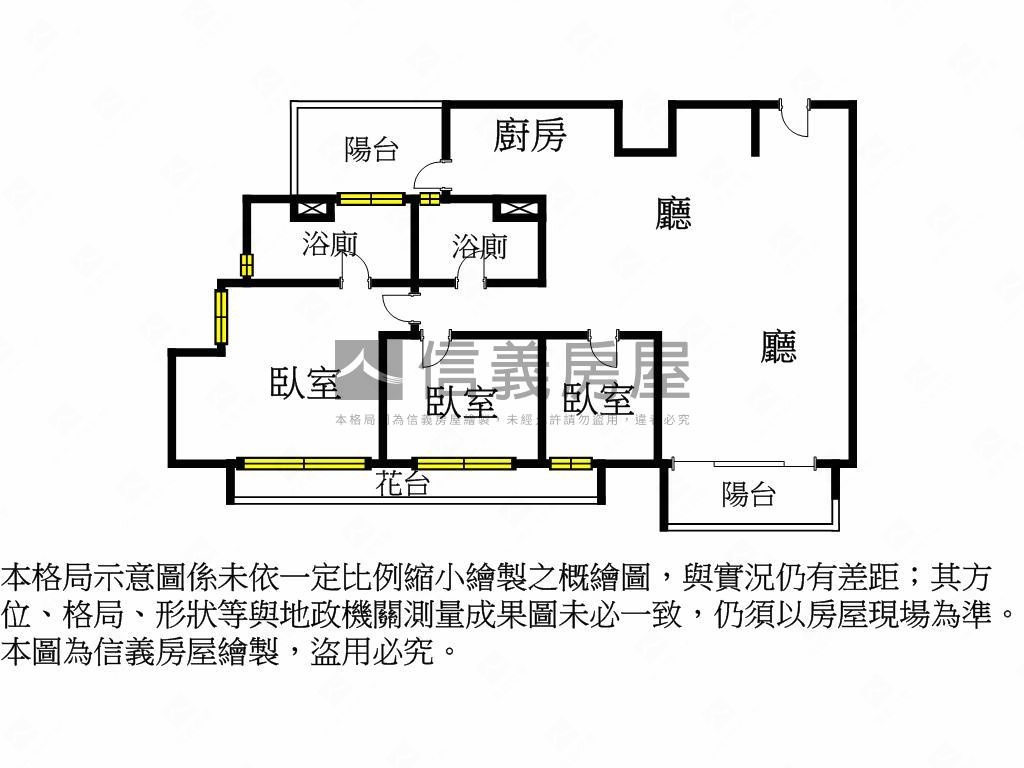理仁奕舍中高樓層房屋室內格局與周邊環境
