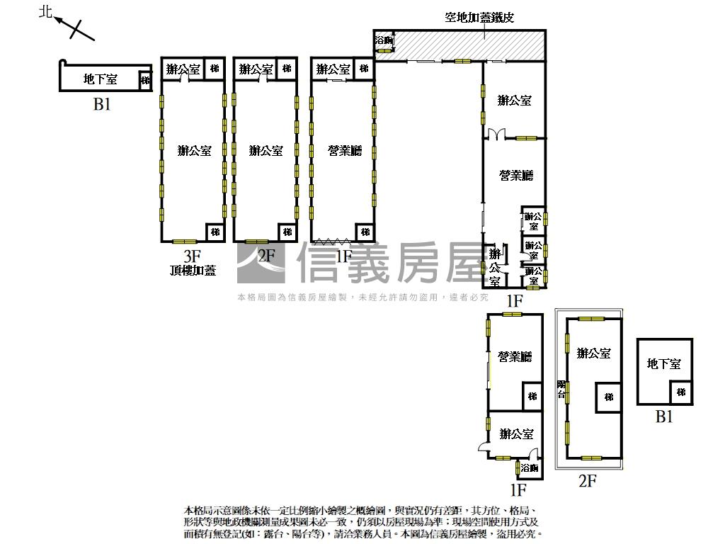 中山北路工業廠房房屋室內格局與周邊環境