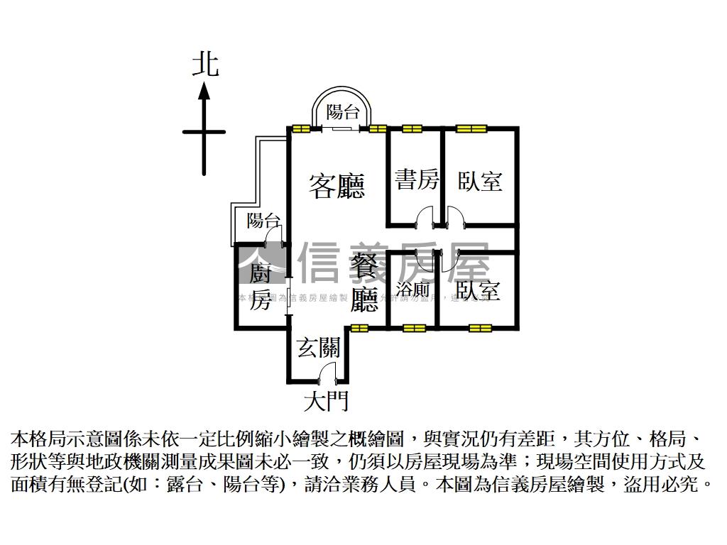 南港美景電梯三房房屋室內格局與周邊環境