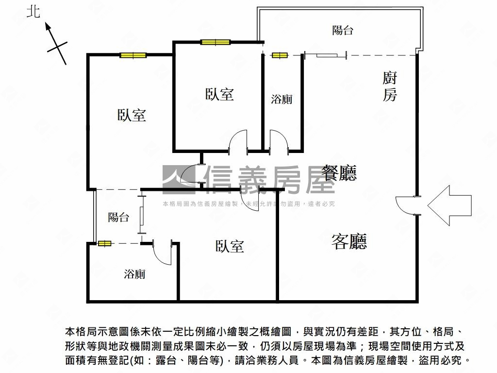 近裕農路全新３房＋車位房屋室內格局與周邊環境