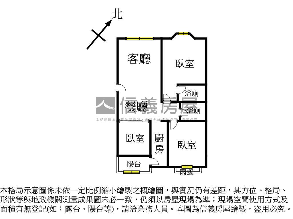 Ａ８寶佳登峰中庭三房車位房屋室內格局與周邊環境