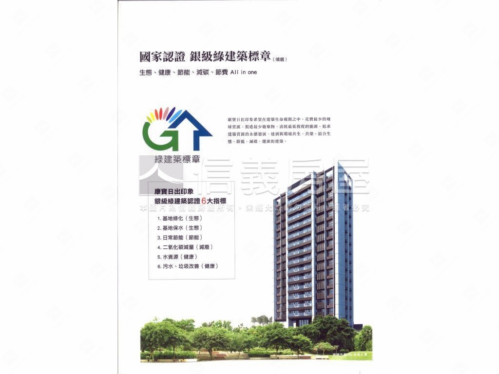 康寶日出印象四房車位房屋室內格局與周邊環境