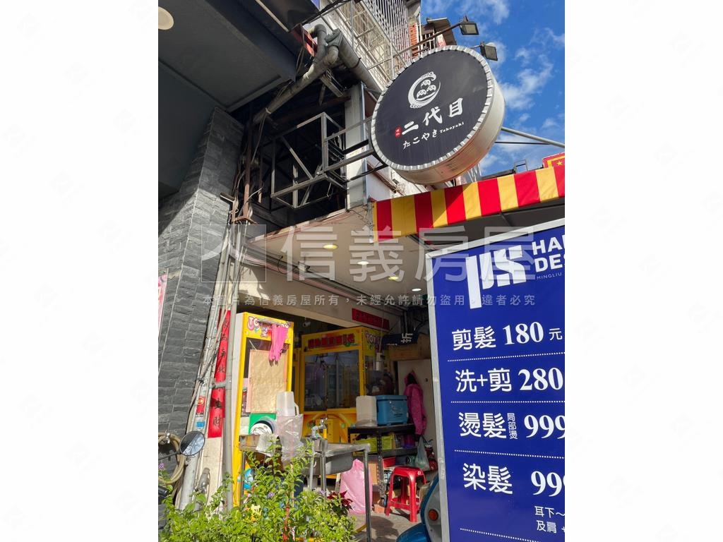 中山樹孝雙商圈正吃市透店房屋室內格局與周邊環境
