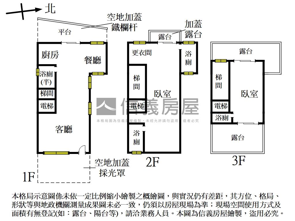 晨富謙の里電梯別墅Ｃ房屋室內格局與周邊環境
