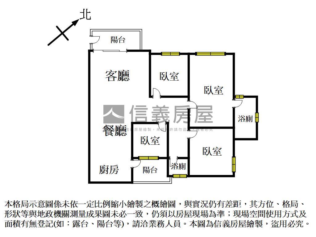 靓★溫馨滿滿感動四房平車房屋室內格局與周邊環境