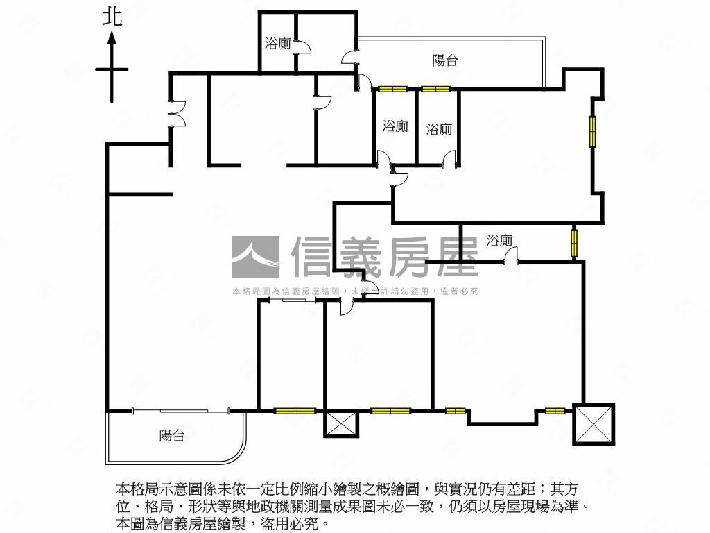 中央公園朝南寬敞精緻辦公房屋室內格局與周邊環境