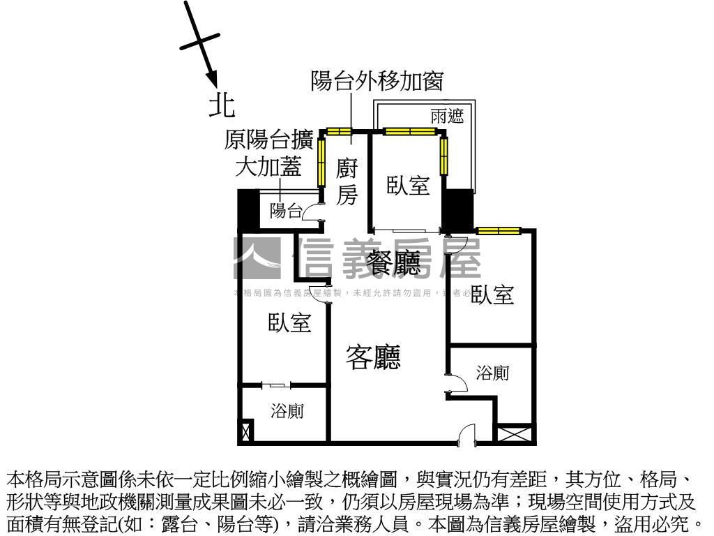 台北灣江南高樓美河景三房房屋室內格局與周邊環境