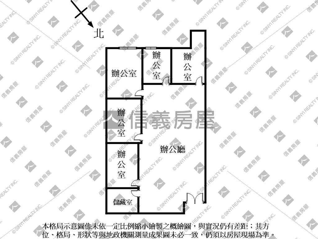 台元辦公室收租自用兩相宜房屋室內格局與周邊環境