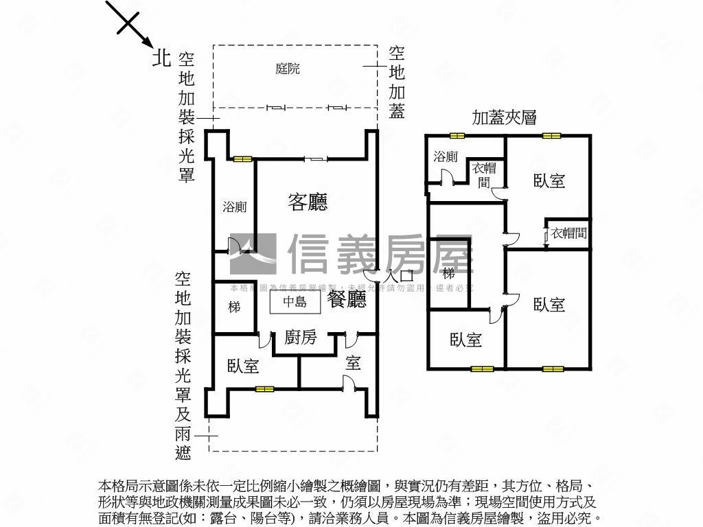 專約稀有大庭院天墅一樓房屋室內格局與周邊環境