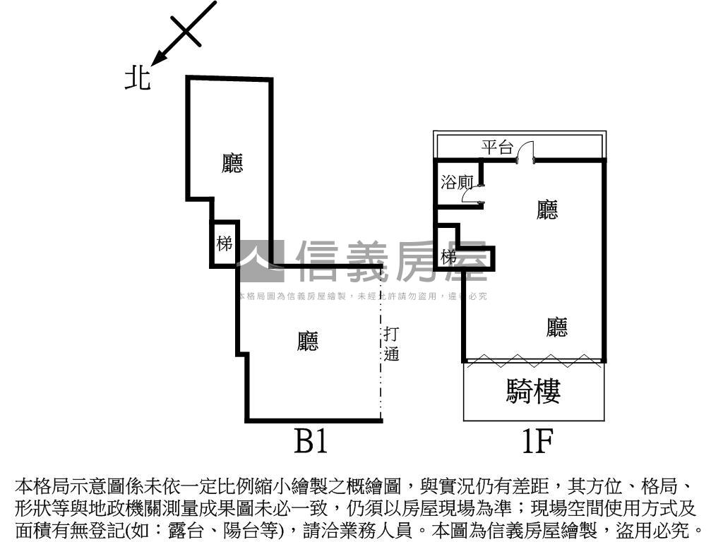 五權一路大面寬店面房屋室內格局與周邊環境