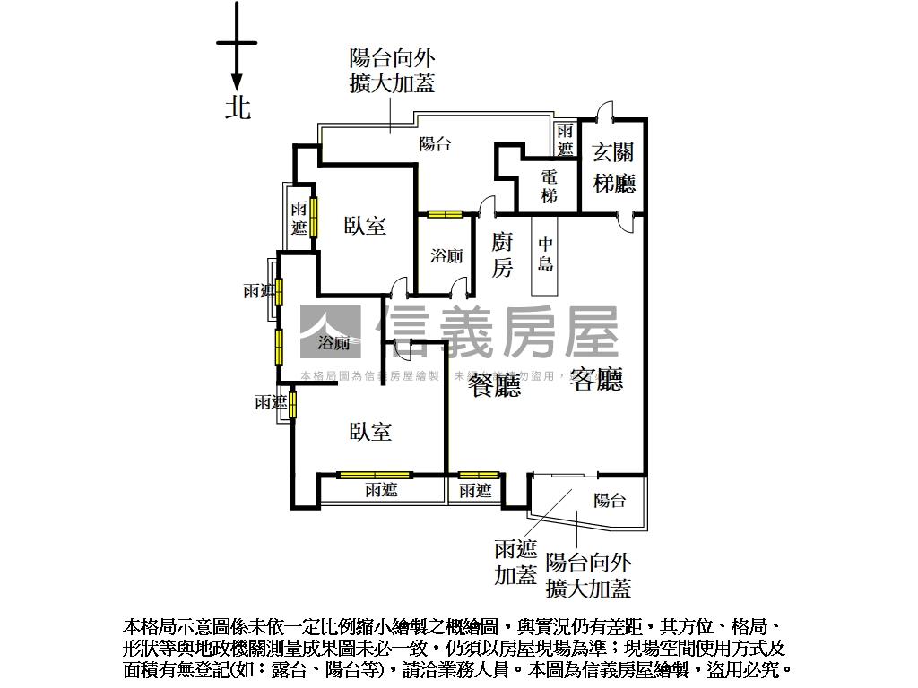 專任帝景面１０１美景高樓房屋室內格局與周邊環境