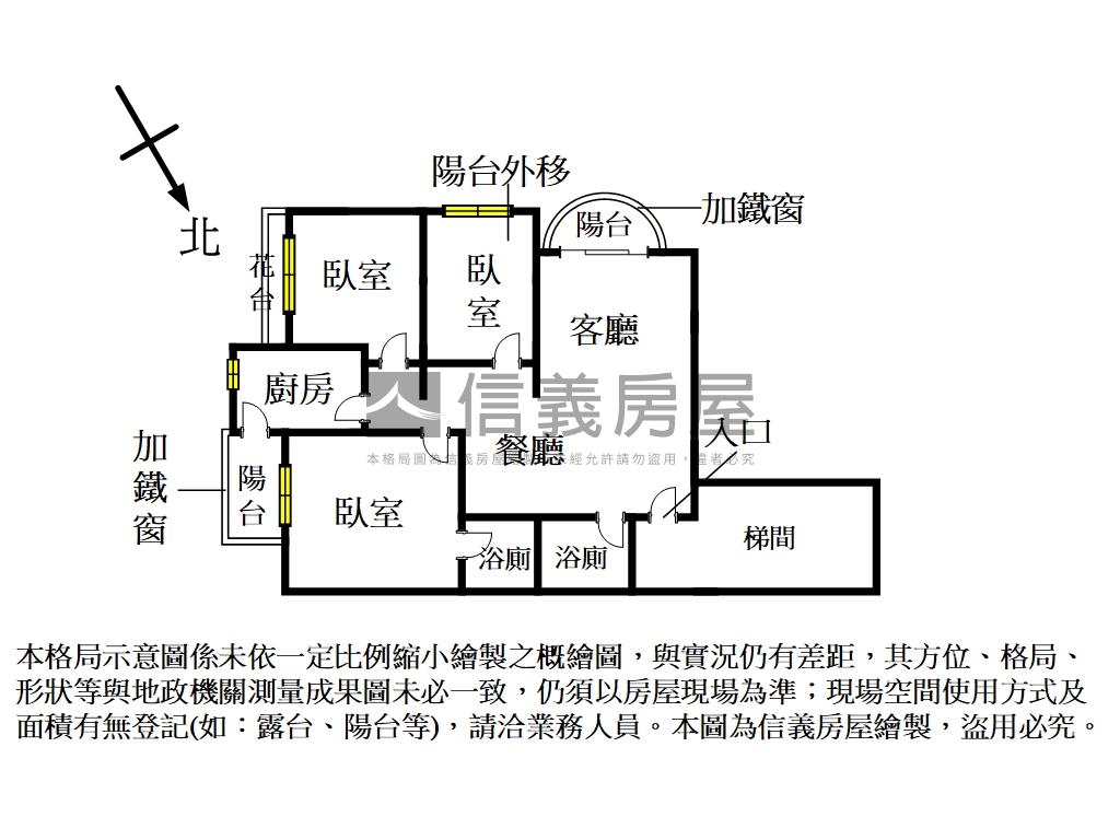 台北大道。屋況好棒三房房屋室內格局與周邊環境