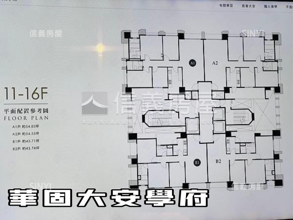 【壓箱釋出】華固大安學府房屋室內格局與周邊環境