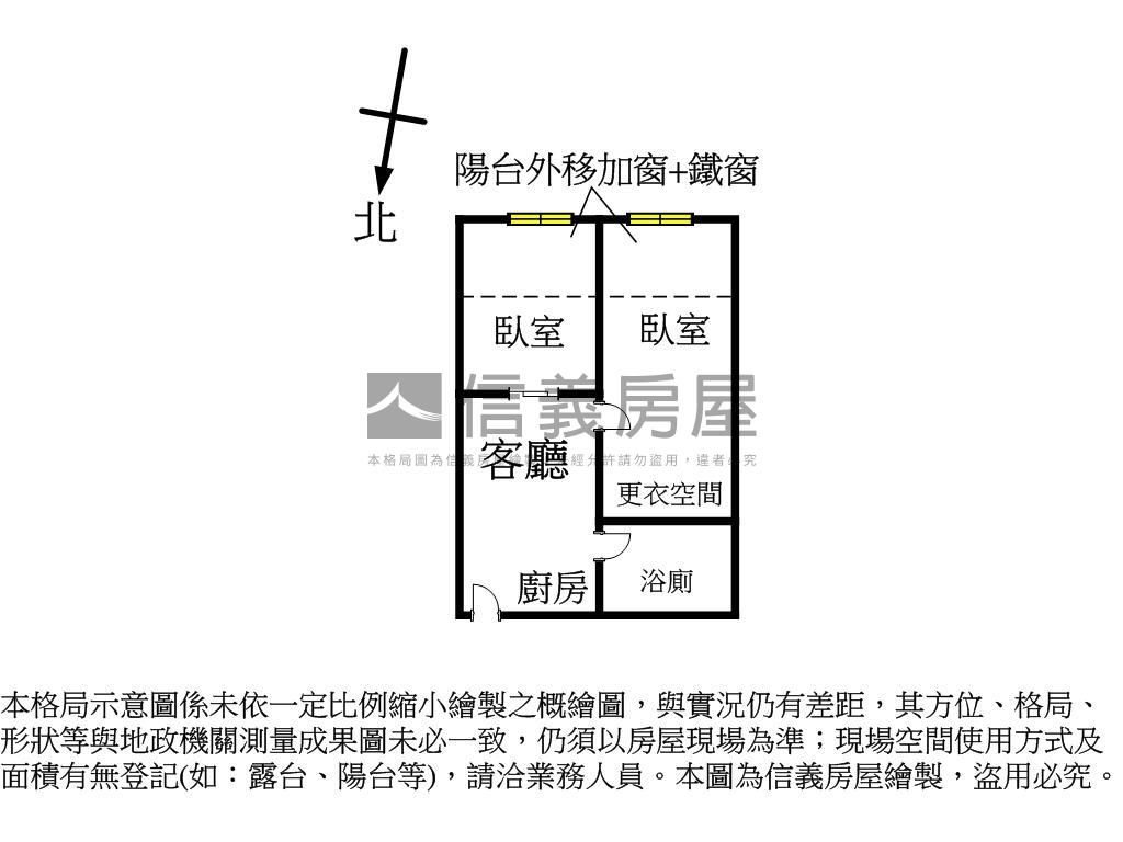 近三多捷運溫馨兩房房屋室內格局與周邊環境